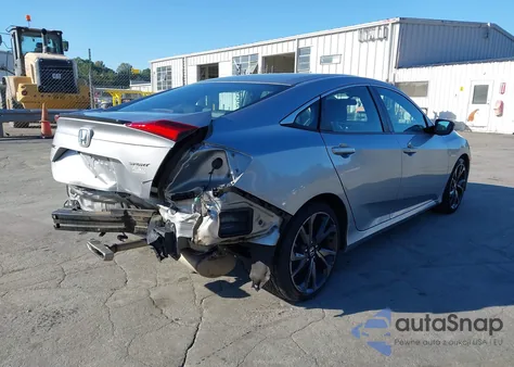 2019 Honda Civic Sport из США, поврежденный, VIN 2HGFC2F81KH514045